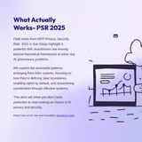 PSR Field Report- What actually works: final observations from two days at PSR 2025