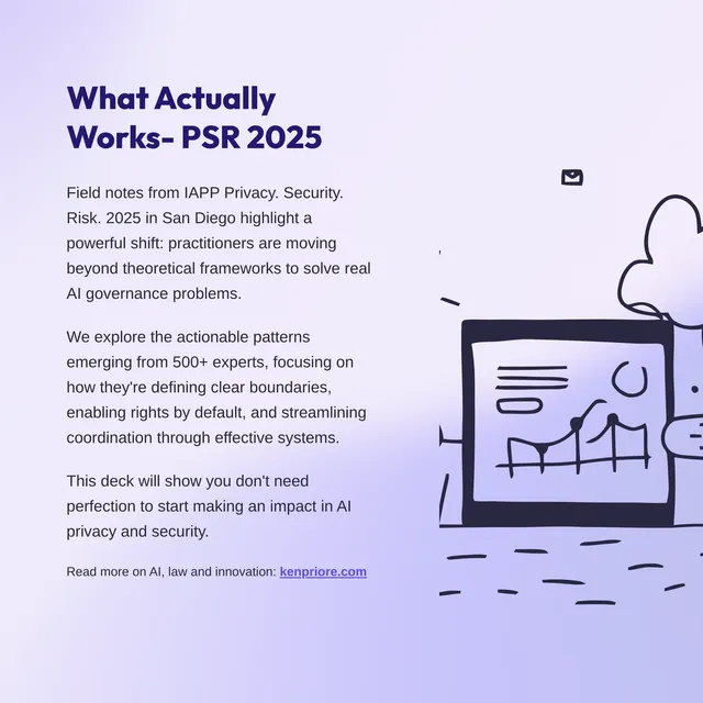 PSR Field Report- What actually works: final observations from two days at PSR 2025